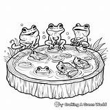 Pond Coloring Pages  Free & Printable sketch template
