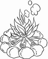 Fire Coloring Pages To Print  Free Printable sketch template