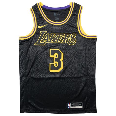 nike men nba swingman jersey anthony davis lakers black davis anthony