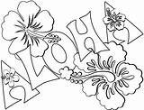 Luau Coloring Pages sketch template