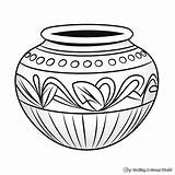 Pottery Coloring Pages  Free & Printable sketch template