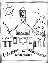 Welcome To Kindergarten coloring Pages  ColoringLib sketch template