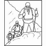 Mountain Climber Coloring Pages sketch template