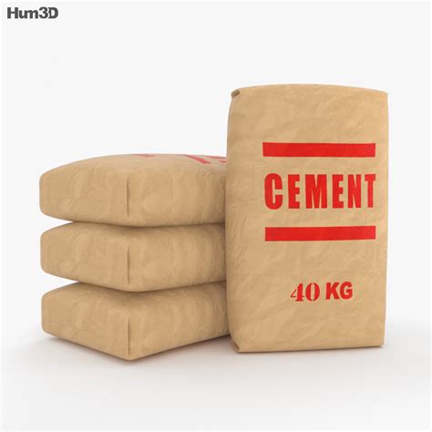 Cement Bag 3D model - Download Tools on 3DModels.org