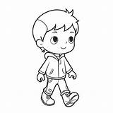 Walking Girl Coloring Pages sketch template
