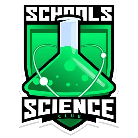 Science club logo Vector | Premium Download