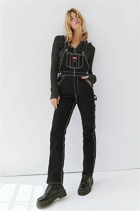 Dickies Relaxed Overalls | Black overalls outfit, Black overalls, Overalls women