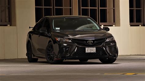 Black 2020 Toyota Camry Trd