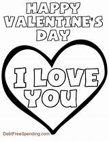 Valentines Day  sketch template