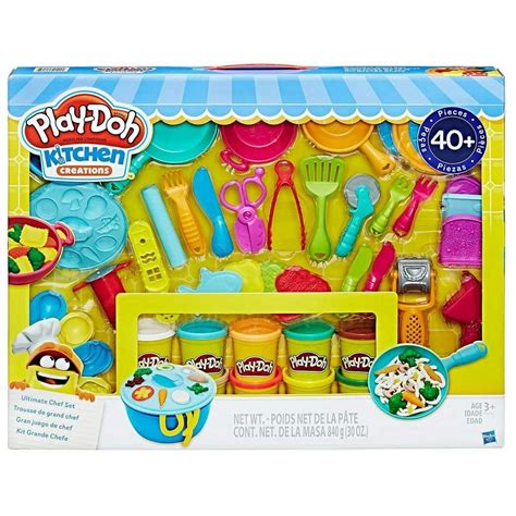 Play-Doh Kitchen Creations Ultimate Chef Set, 40-Pieces - Walmart.com ...