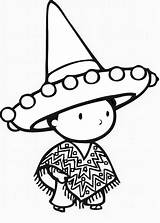 Fiesta Mexican Coloring Pages  Birthday Printable sketch template