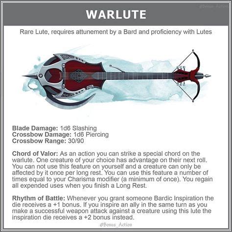 10 Best weapon instruments images | dnd 5e homebrew, dungeons and dragons homebrew, dungeons and ...