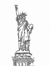 Free Printable Statue Of Liberty Coloring Pages For Kids sketch template