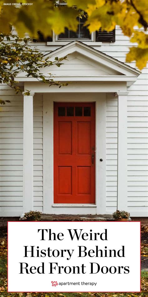 Bet You Don’t Know the History and Symbolism Behind Red Front Doors ...