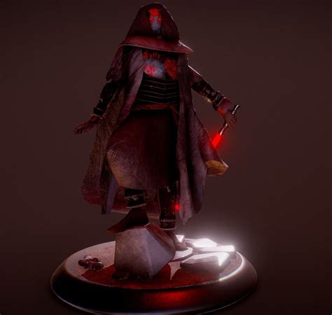 3D model Darth Revan Fan Art Print Ready Print File Max