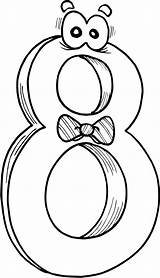 Number 8 Wearing Ribbon Coloring Page  Bulk Color Memorial Day sketch template
