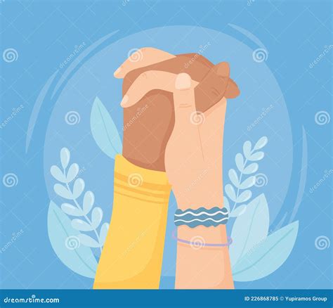 Black and White Hands Together Stock Vector - Illustration of white, team: 226868785