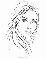 Coloring Pages Faces sketch template