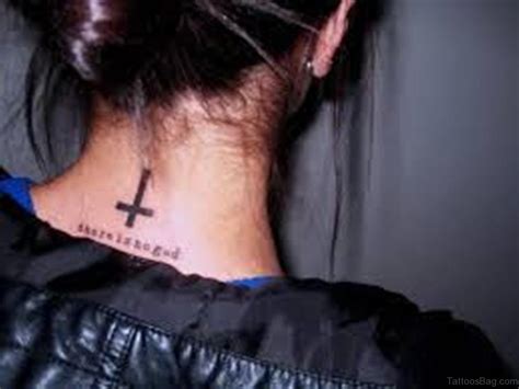 41 Beautiful Cross Tattoos On Neck - Tattoo Designs – TattoosBag.com