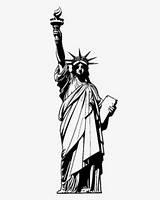 Statue Of Liberty Coloring Page Bell Free Printable  Imagenes De La sketch template