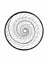 Coloring Page Spiral Flip  Etsy sketch template