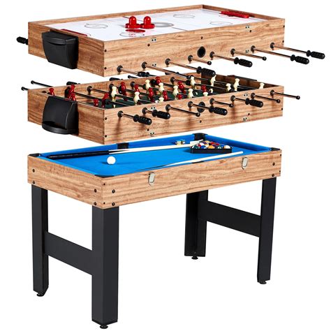 MD Sports 48" 3 In 1 Combo Pool, Hockey & Foosball Game Table, Accessories Included - Walmart ...