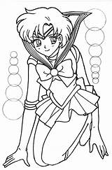 Sailor Mercury Coloring Pages sketch template