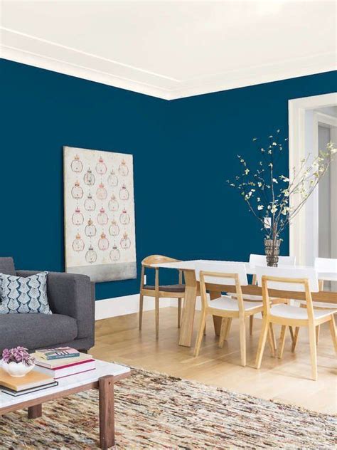 The Most Popular Paint Colors in America | Peacock blue living room ...