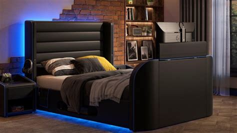 Dreams Just Unveiled a New King-Size Gaming Bed With a Built-in TV