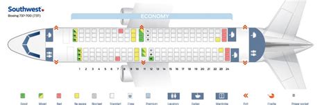 Southwest Airlines Boeing 737 800 Seating Chart | Elcho Table