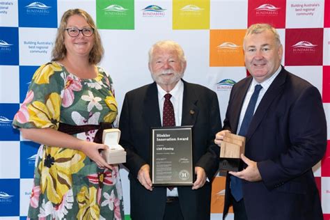 Cliff Fleming wins Hinkler Innovation Award – Bundaberg Now