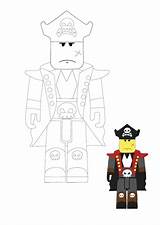 Roblox Pirate Coloring Pages  2 Free Sheets 2021 sketch template