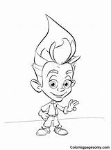 Jimmy Neutron Coloring Pages Printable For Free Download sketch template