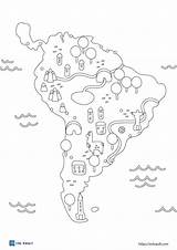 10 free South America Map coloring Pages  ESL Vault sketch template