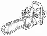 Stihl Chainsaw Coloring Pages sketch template