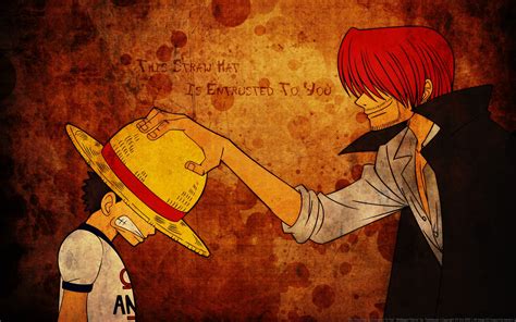 One Piece Shanks and Luffy HD Wallpaper