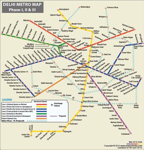 Delhi Metro Map | Delhi metro, Metro map, Metro route map