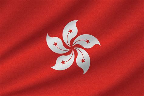 national flag of Hong Kong 11159651 Vector Art at Vecteezy