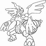 Legendary Pokemon Zekrom coloring Page  Download Print Or Color sketch template