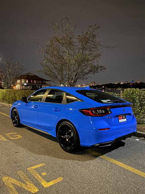 Just purchased a 2022 Civic Sport Hatch (Boost Blue) | CivicXI - 11th Gen Civic Type R (FL5 ...