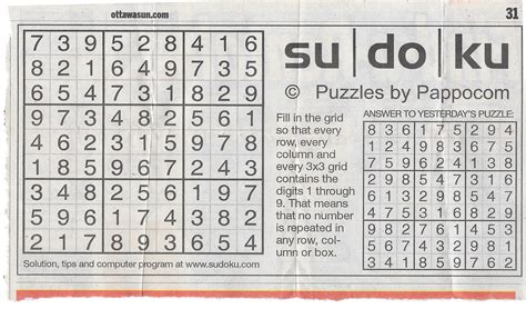 Already completed Sudoku puzzle in newspaper : r/mildlyinteresting