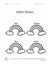 Rainbow Coloring Challenge  Pages sketch template