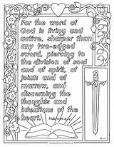 Scripture Coloring Pages Hebrews 12 1 sketch template