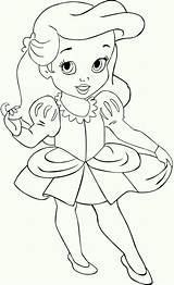 Baby Ariel The Little Mermaid Coloring Pages  sketch template