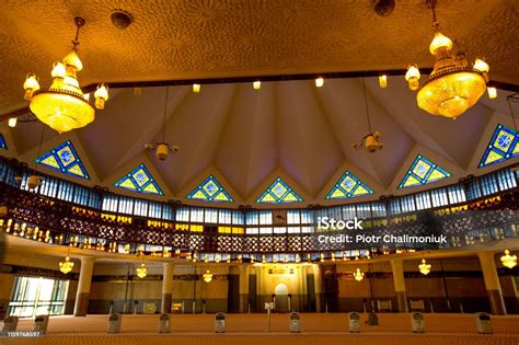 National Mosque Of Masjid Negara Interior View Of The Mosque Kuala ...