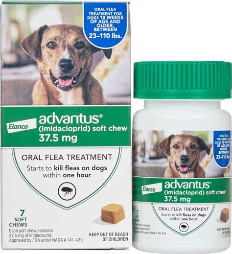 Advantus Imidacloprid Soft Chews Oral Flea Treatment for Dogs Bayer - Flea Tick Oral Medications | F