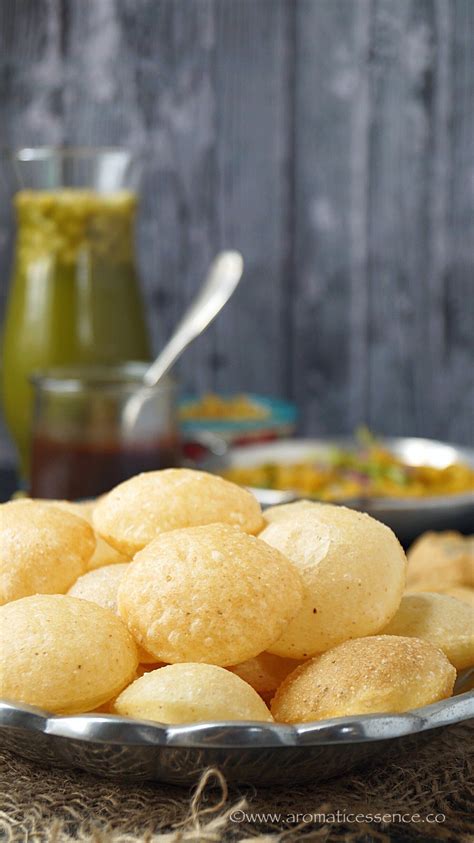 Puri Recipe for Pani Puri | How To Make Suji Golgappa - Aromatic Essence