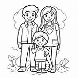 Coloring Page Featuring Parents  sketch template
