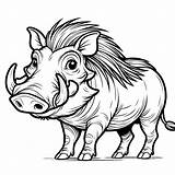 Warthog Coloring Pages 29  Gem sketch template