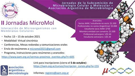 CONICET Mendoza » II Jornadas de Microbiología Celular y Molecular (II Jornadas MicroMol ...